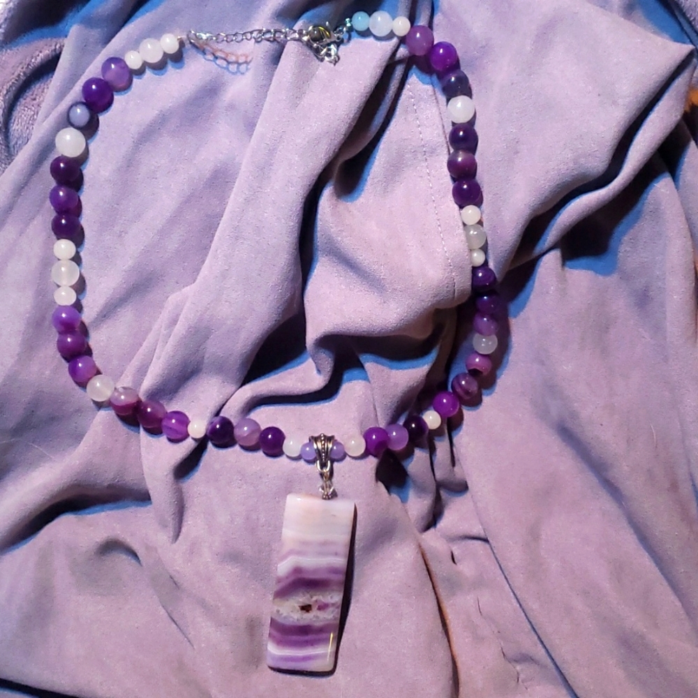 Semi precious stone necklace
